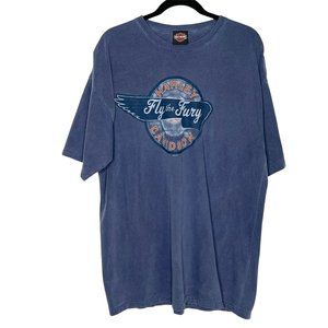 Harley-Davidson Blue Short Sleeve Tee